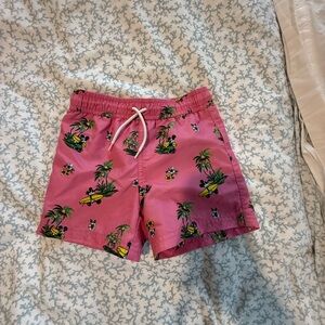 Disney Pink Floral Swim Shorts